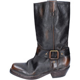 Moma  Boots Leather  women's High Boots in Brown
