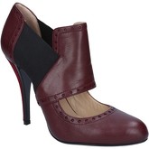 Gianni Marra  ankle boots burgundy leather textile BY795  women's Court Shoes in Red