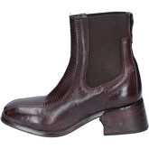 Moma  Ankle boots Leather  women's Low Ankle Boots in Brown