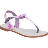 Dream  sandals lilac pearls suede BY479  women's Sandals in Purple