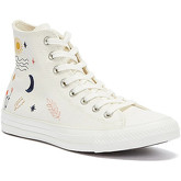 Converse  All Star It's Ok To Wander Hi Womens White Trainers  women's Shoes (High-top Trainers) in White