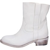Moma  ankle boots leather  women's Low Ankle Boots in White