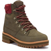 Timberland  Courmayeur Valley WP Womens Olive Green Boots  women's Low Ankle Boots in Green