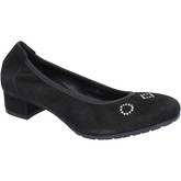 Calpierre  courts suede swarovski AJ395  women's Court Shoes in Black