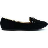 Reveal Love Your Look  Ladies flat studded shoe  women's Shoes (Pumps / Ballerinas) in Black