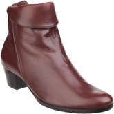 Riva Di Mare  Armadillo Leather Boots  women's Low Ankle Boots in Brown