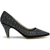 Reveal Love Your Look  Pointed Court Shoe Black  women's Court Shoes in Black