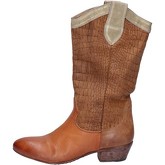Moma  boots suede leather  women's High Boots in Brown