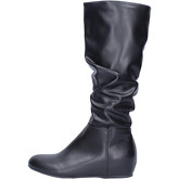 Francescomilano  boots synthetic leather  women's High Boots in Black