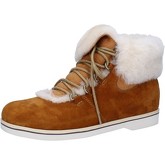 Mbt  ankle boots suede fur AB111 masai  women's Snow boots in Brown