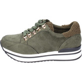 Francescomilano  sneakers synthetic suede  women's Shoes (Trainers) in Green