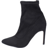 Francescomilano  ankle boots synthetic suede  women's Low Ankle Boots in Black