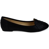 Strictly  Flat Diamante Slip On Shoe  women's Shoes (Pumps / Ballerinas) in Black