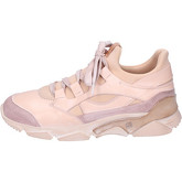 Moma  sneakers leather textile  women's Shoes (Trainers) in Pink
