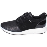 Geox  Sneakers Suede Textile  women's Shoes (Trainers) in Black