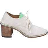 Moma  elegant suede  women's Court Shoes in White