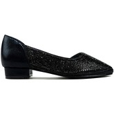 Strictly  All Shine Diamante Open Side Flat Shoes  women's Shoes (Pumps / Ballerinas) in Black