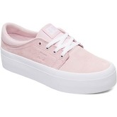 DC Shoes  Pink Trase Platform SE Womens Low Top Shoe  women's Shoes (Trainers) in Pink