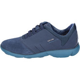 Geox  Sneakers Textile Suede  women's Shoes (Trainers) in Blue