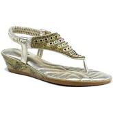 Strictly  Multicoloured Gem Slingback Sandal  women's Sandals in Gold