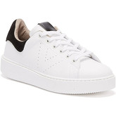 Victoria  Utopia Vegan Womens White / Black Trainers  women's Shoes (Trainers) in White