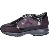 Hogan  Sneakers Textile Suede  women's Shoes (Trainers) in Purple