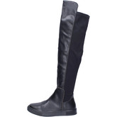 Francescomilano  boots synthetic leather textile  women's High Boots in Black