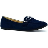 Reveal Love Your Look  Ladies flat studded shoe  women's Shoes (Pumps / Ballerinas) in Blue