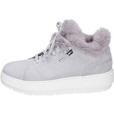 Geox  Sneakers Nubuck leather Fur  women's Shoes (Trainers) in Grey