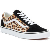 Vans  Old Skool Leopard Womens Black / White Trainers  women's Shoes (Trainers) in Black