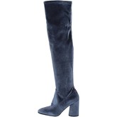 Elvio Zanon  boots velvet  women's High Boots in Grey