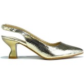 Hotsoles London  Women's Hot Soles Kitten Heel Slingback Sandal  women's Court Shoes in Gold