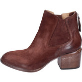 Moma  Ankle boots Suede Leather  women's Low Ankle Boots in Brown