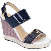 Geox  Sandals Patent leather Synthetic leather  women's Sandals in Blue