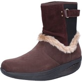 Mbt  ankle boots nabuk leather fur AB218  women's Mid Boots in Brown