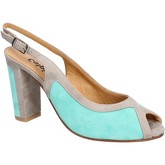 Calpierre  sandals light blue suede BZ795  women's Sandals in Multicolour