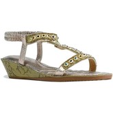 Strictly  Multigem Open Toe Sandal  women's Sandals in Gold