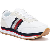 Tommy Hilfiger  Signature Tape Low Womens White Trainers  women's Shoes (Trainers) in White