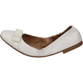 Bally Shoes  ballet flats leather patent leather BZ997  women's Shoes (Pumps / Ballerinas) in White