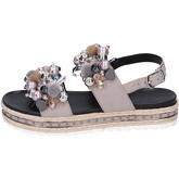 Femme Plus  sandals synthetic suede  women's Sandals in Grey