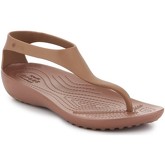 Crocs  Serena Flip W 205468-860  women's Sandals in Brown