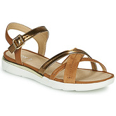 Geox  D SANDAL HIVER  women's Sandals in Gold