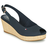 Tommy Hilfiger  ICONIC ELBA SLING BACK WEDGE  women's Sandals in Blue