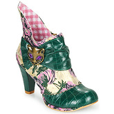 Irregular Choice  MIAOW  women's Low Ankle Boots in Green