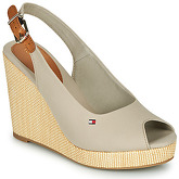 Tommy Hilfiger  ICONIC ELENA SLING BACK WEDGE  women's Sandals in Grey