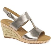 Gabor  Keira Womens Wedge Heel Sandals  women's Sandals in Gold