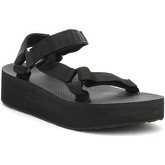 Teva  Womens Black Flatform Universal Sandals  women's Sandals in Black