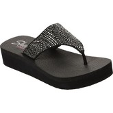 Skechers  31614BLK3 Vinyasa Stone Candy  women's Flip flops / Sandals (Shoes) in Black