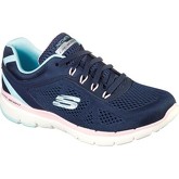 Skechers  13474-NVPK-03 Flex Appeal 3.0 Steady  women's Trainers in Blue