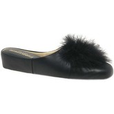 Relax Slippers  Pom-Pom II Leather Slipper  women's Clogs (Shoes) in Black